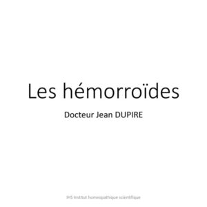 Varices, hémorroïdes