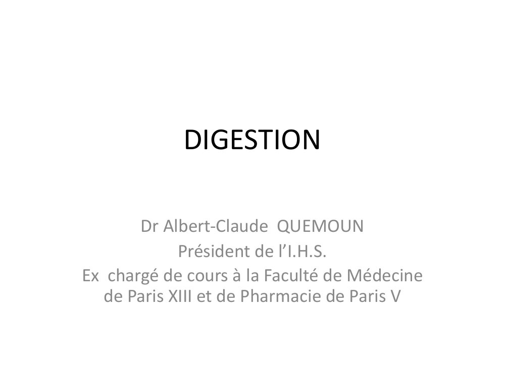 Pathologies digestives 1 Pathologies digestives
