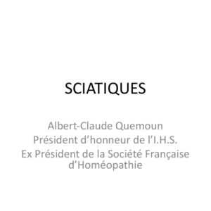 Sciatique