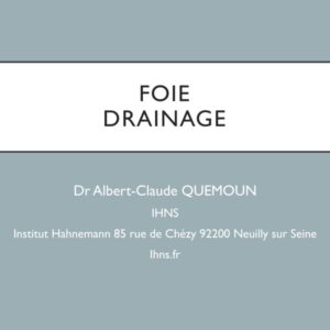 Foie, drainage